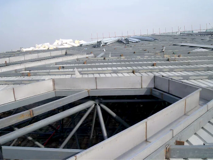 黄山安吉县体育馆网架